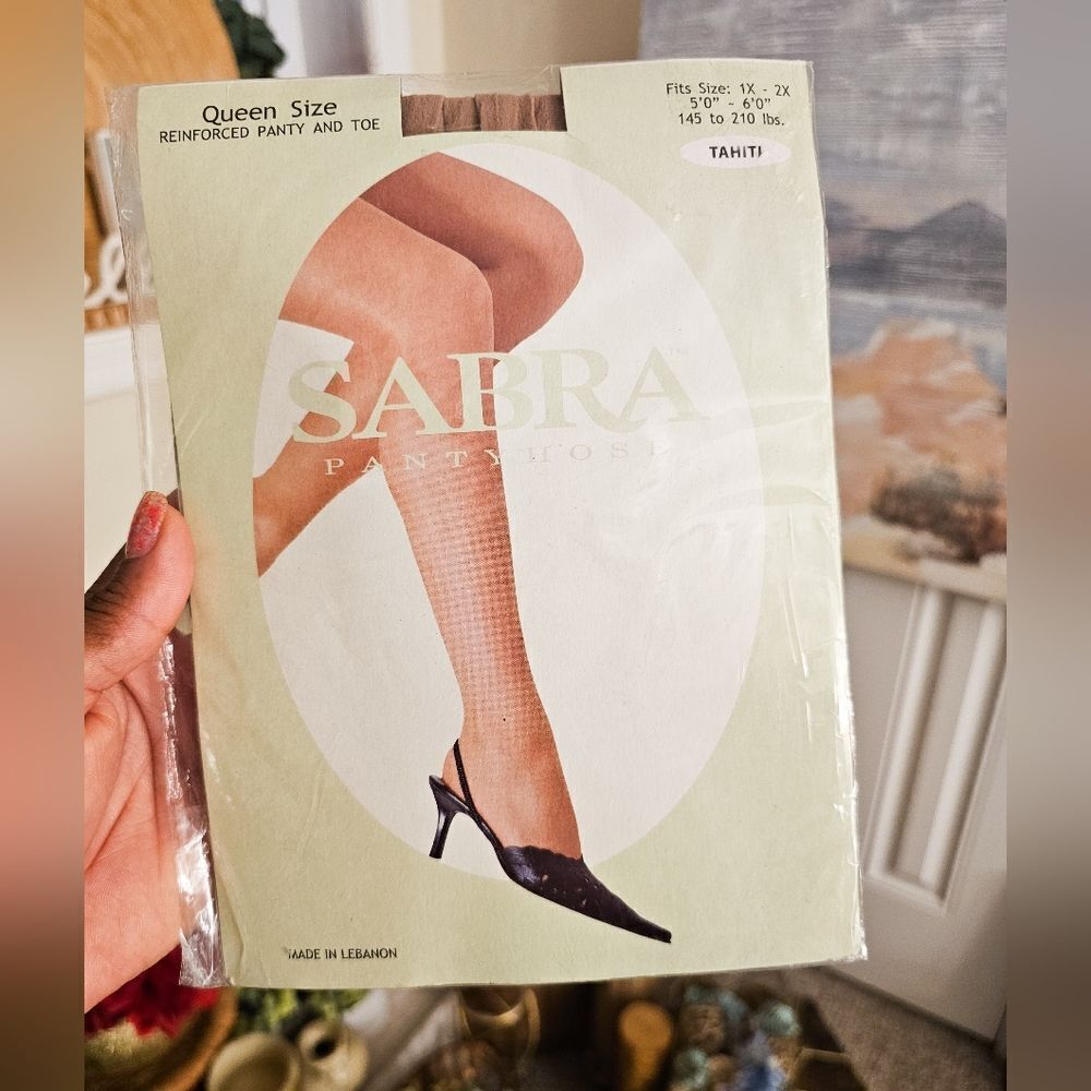 VTG Sabra Queen Size TAHITI 1-2x Pantyhose.